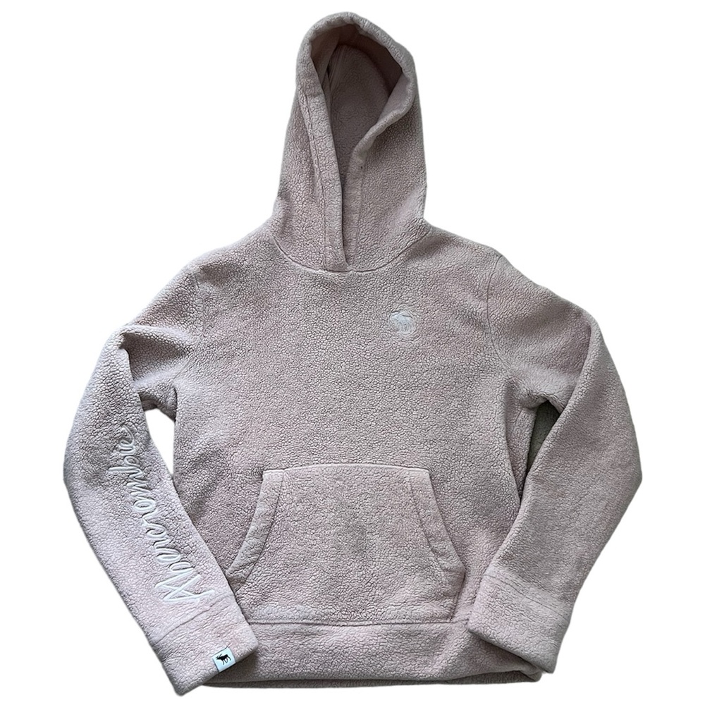 Abercrombie & Fitch Kids Pale Pink Fleece Hoodie